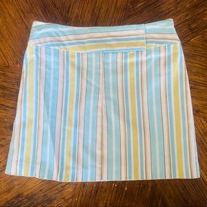 C. Orrico Multicolor Striped Skirt Sz 8